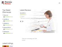 Tablet Screenshot of onlinepharmacyreviews.org